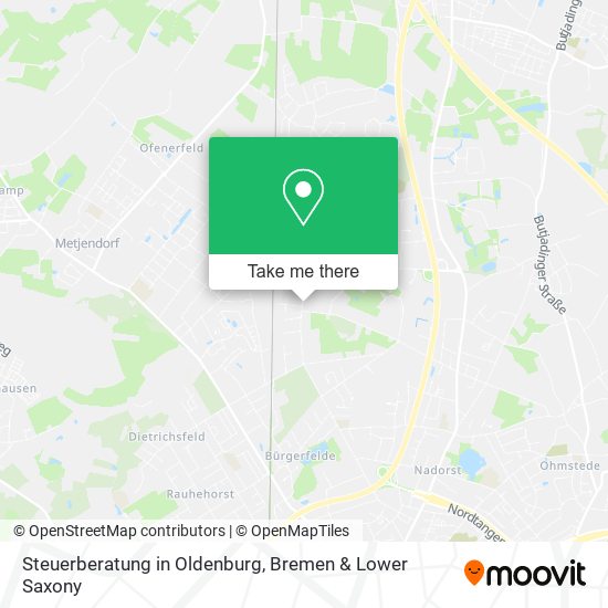 Steuerberatung in Oldenburg map