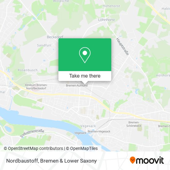 Nordbaustoff map