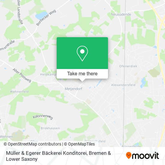 Müller & Egerer Bäckerei Konditorei map
