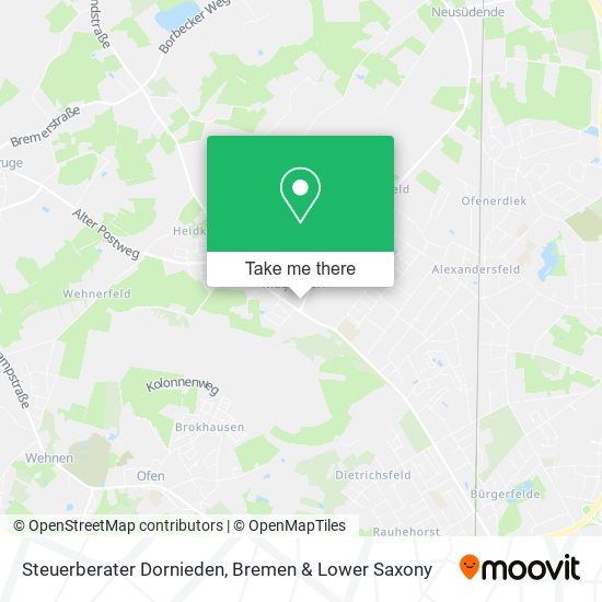 Steuerberater Dornieden map