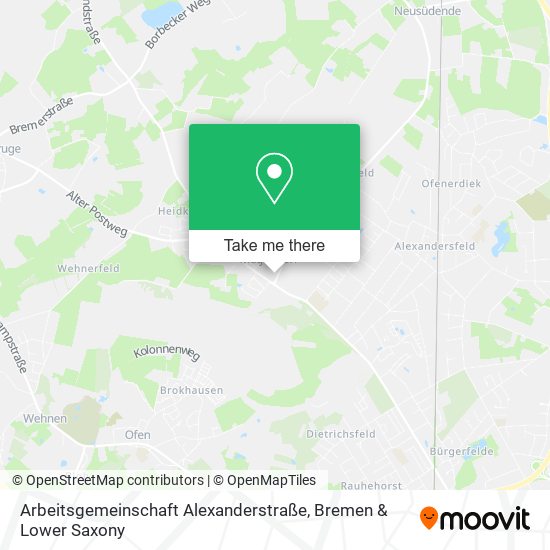 Arbeitsgemeinschaft Alexanderstraße map
