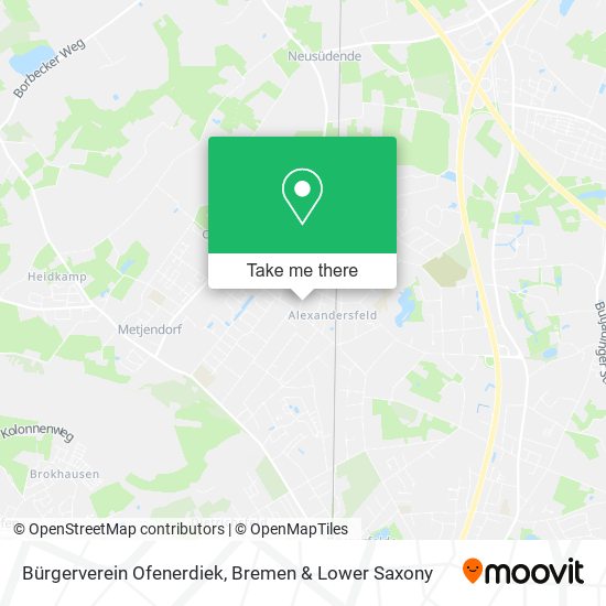 Bürgerverein Ofenerdiek map