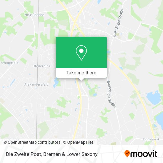 Die Zweite Post map