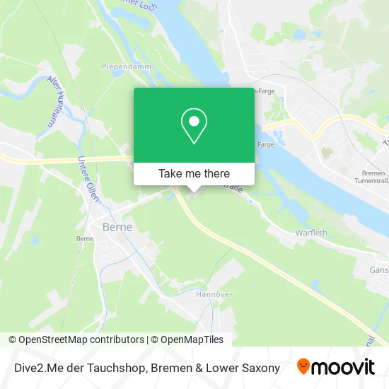 Карта Dive2.Me der Tauchshop
