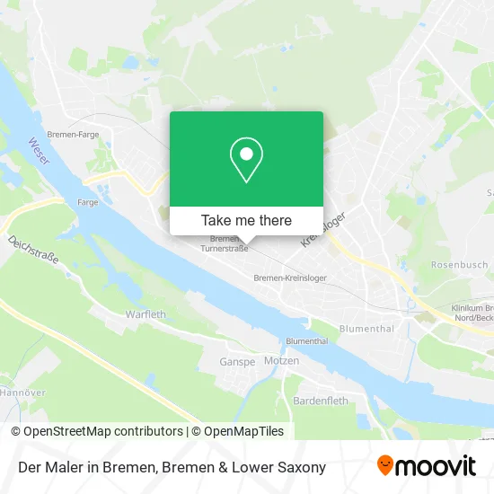 Карта Der Maler in Bremen