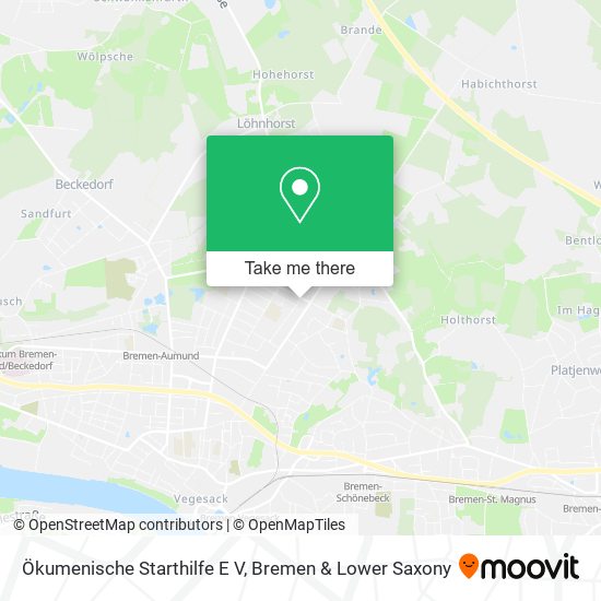Ökumenische Starthilfe E V map
