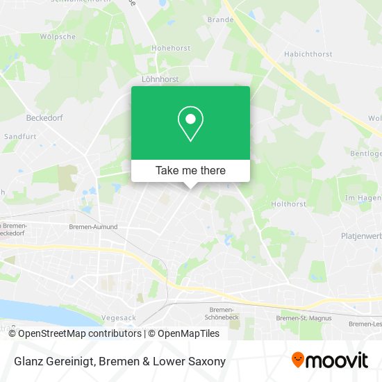 Glanz Gereinigt map