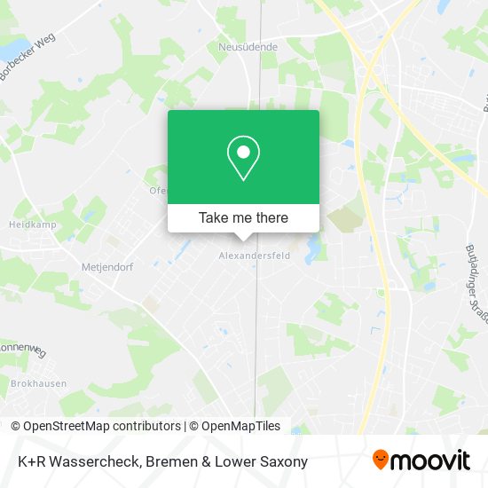 K+R Wassercheck map
