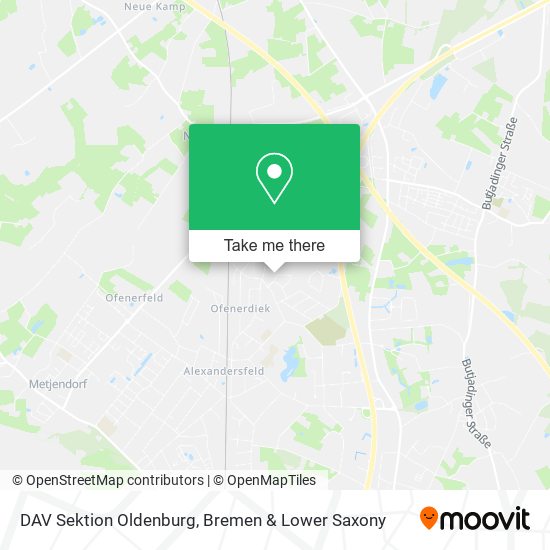 DAV Sektion Oldenburg map