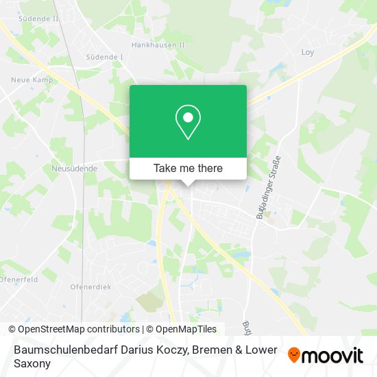 Baumschulenbedarf Darius Koczy map