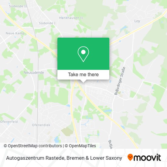Autogaszentrum Rastede map