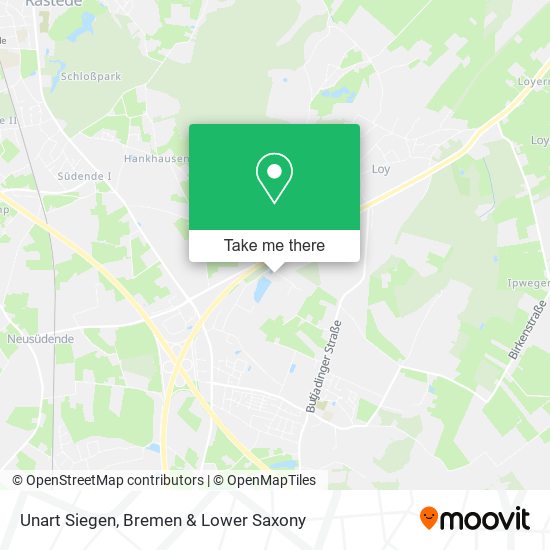 Unart Siegen map
