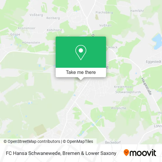 Карта FC Hansa Schwanewede