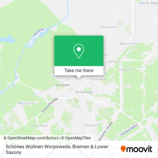 Schönes Wohnen Worpswede map