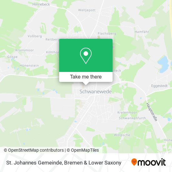 St. Johannes Gemeinde map