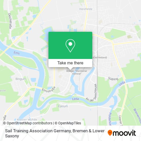 Sail Training Association Germany map