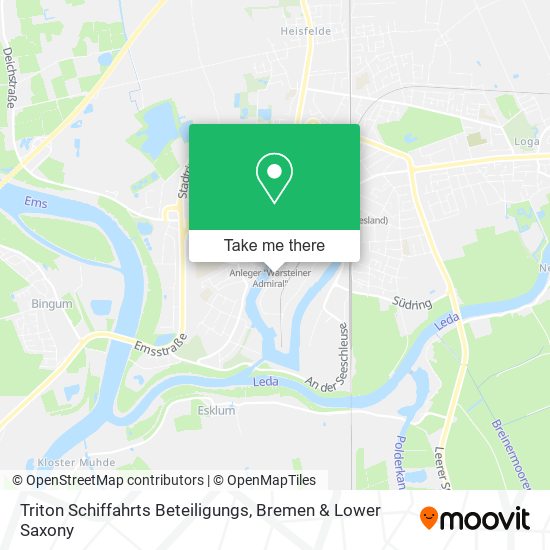 Triton Schiffahrts Beteiligungs map