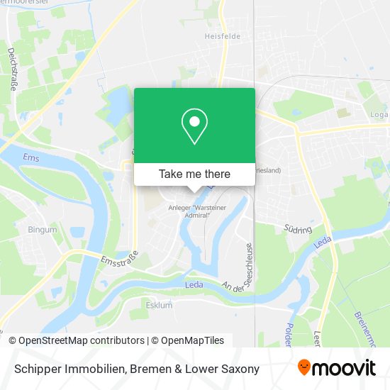 Schipper Immobilien map