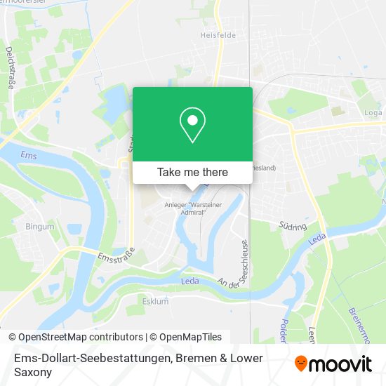 Ems-Dollart-Seebestattungen map