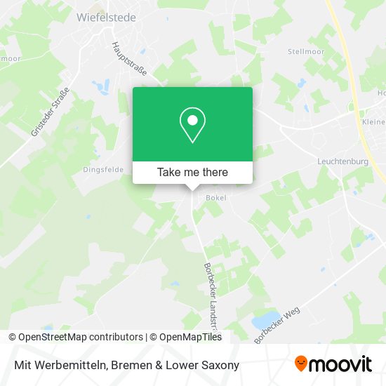 Mit Werbemitteln map