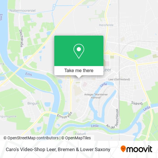 Caro's Video-Shop Leer map