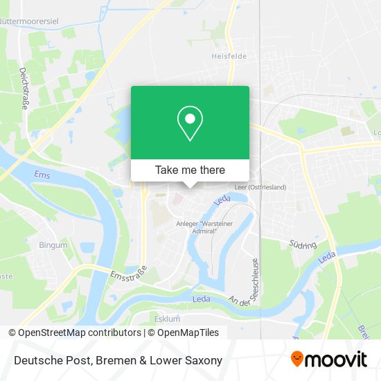 Deutsche Post map