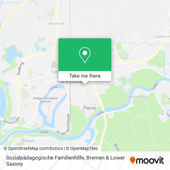 Sozialpädagogische Familienhilfe map