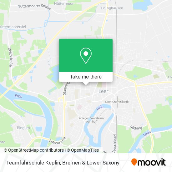 Teamfahrschule Keplin map