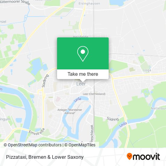 Pizzataxi map