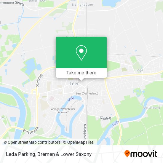Leda Parking map