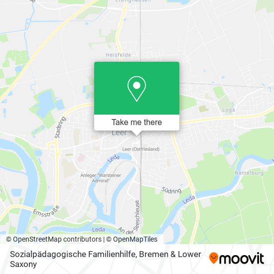 Sozialpädagogische Familienhilfe map