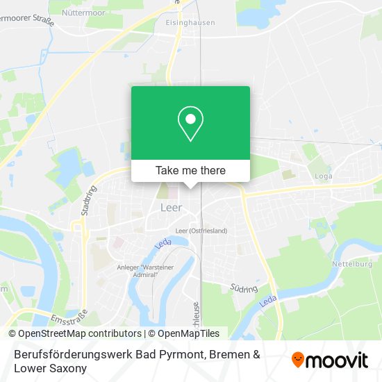 Berufsförderungswerk Bad Pyrmont map