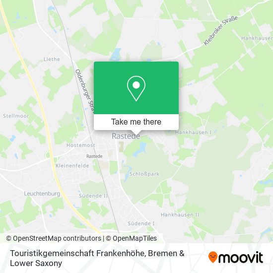 Touristikgemeinschaft Frankenhöhe map