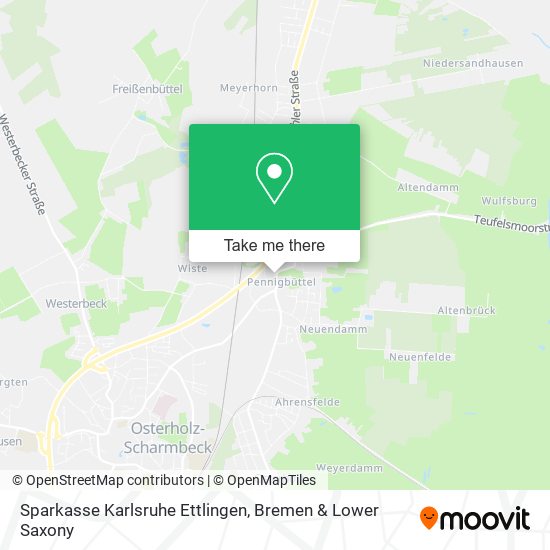 Sparkasse Karlsruhe Ettlingen map