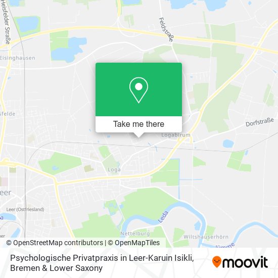 Psychologische Privatpraxis in Leer-Karuin Isikli map