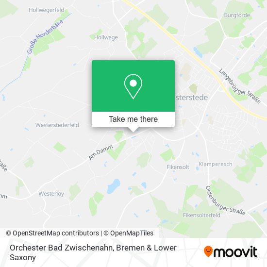 Orchester Bad Zwischenahn map