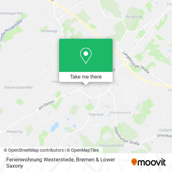 Ferienwohnung Westerstede map