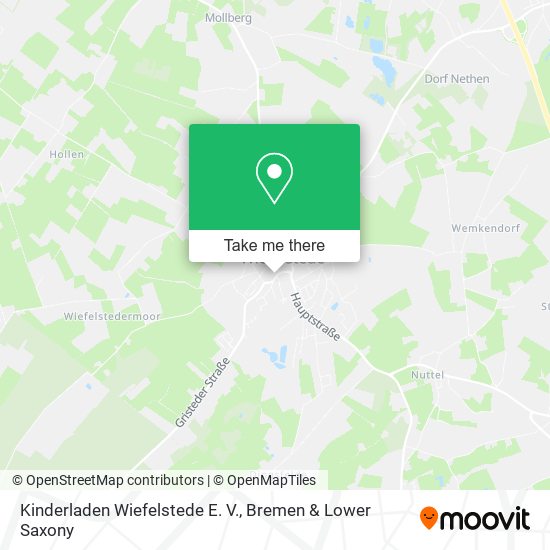 Kinderladen Wiefelstede E. V. map
