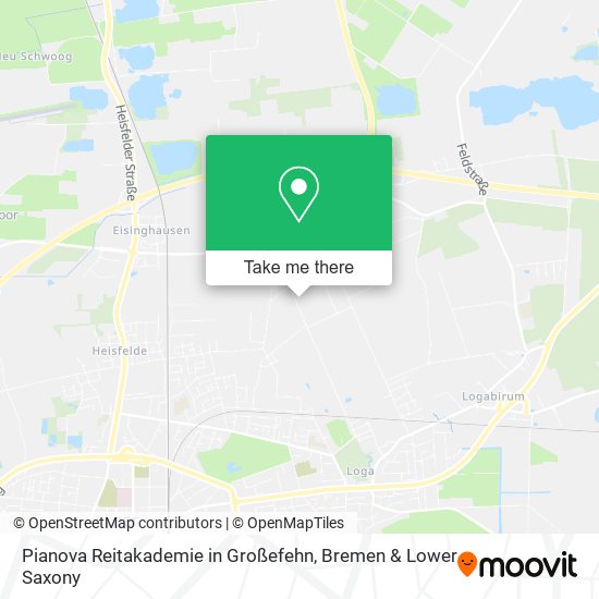 Pianova Reitakademie in Großefehn map