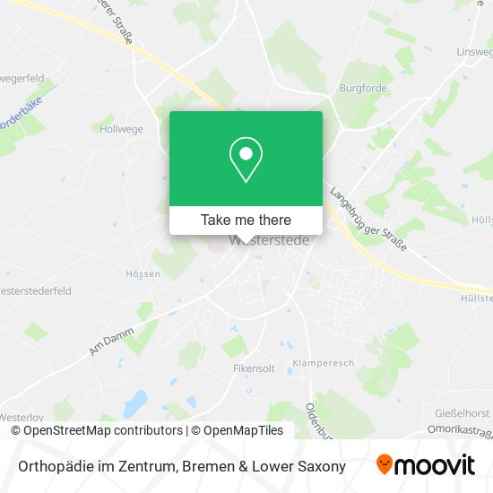 Orthopädie im Zentrum map