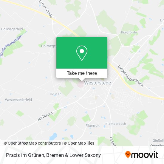 Praxis im Grünen map