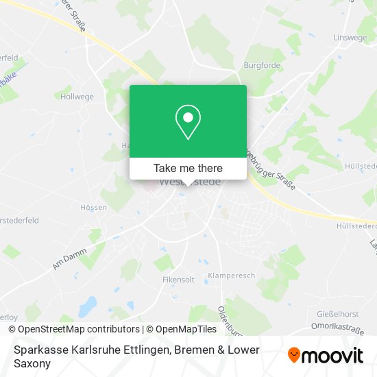 Sparkasse Karlsruhe Ettlingen map