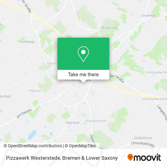 Pizzawerk Westerstede map