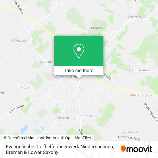 Evangelische Dorfhelferinnenwerk Niedersachsen map