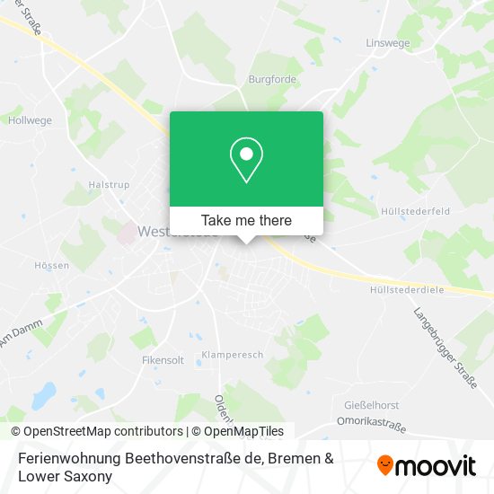 Ferienwohnung Beethovenstraße de map