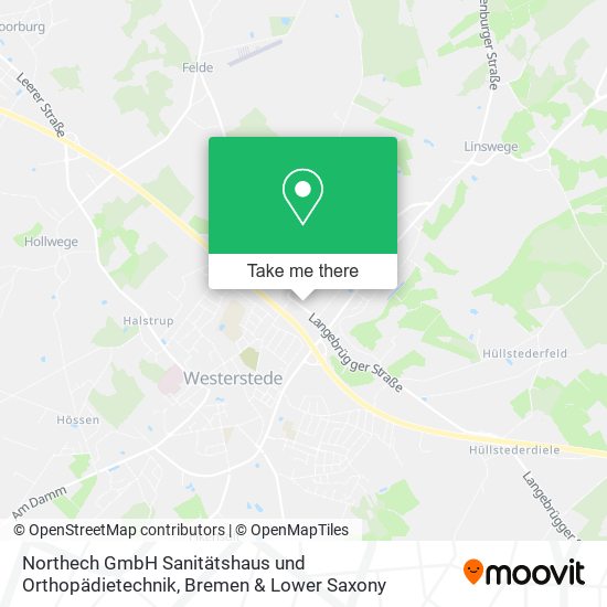 Northech GmbH Sanitätshaus und Orthopädietechnik map