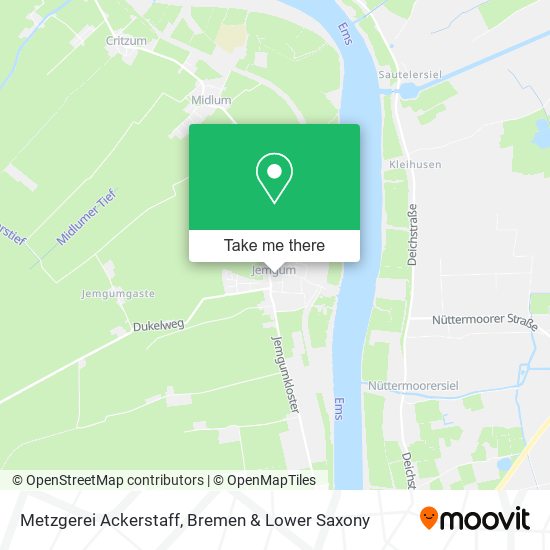 Metzgerei Ackerstaff map
