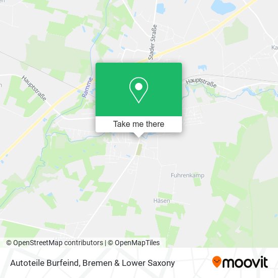 Autoteile Burfeind map