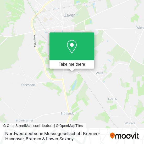 Nordwestdeutsche Messegesellschaft Bremen-Hannover map
