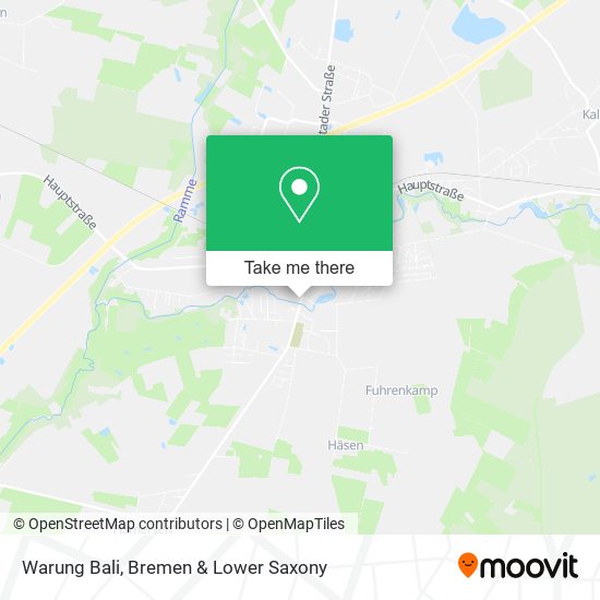 Warung Bali map